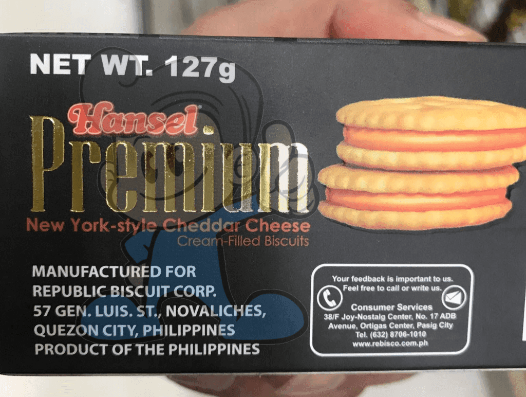 Hansel Premium New York Style Cheddar Cheese Cream-Filled Biscuits (4 X 127 G) Groceries