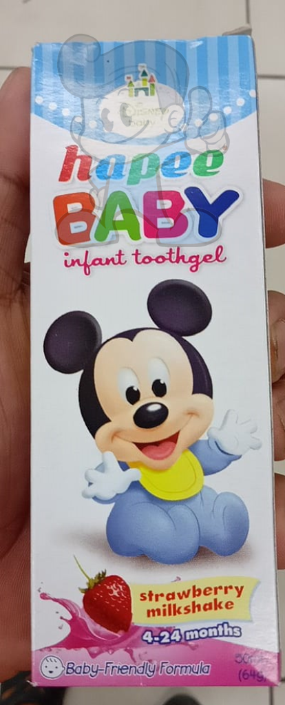 Hapee Baby Infant Toothgel Strawberry Milkshake 4-24 Months (2 X 50 Ml) Mother &