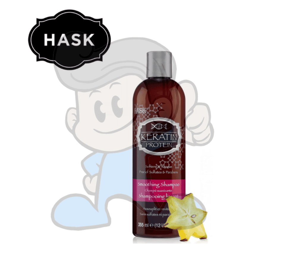 Hask Keratin Protein Smoothing Shampoo 12Fl. Oz. Beauty