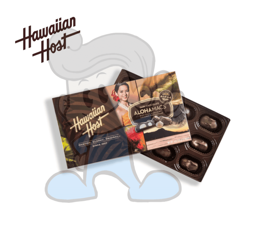 Hawaiian Host Alohamacs Dark Chocolate Covered Macadamias 170G Groceries