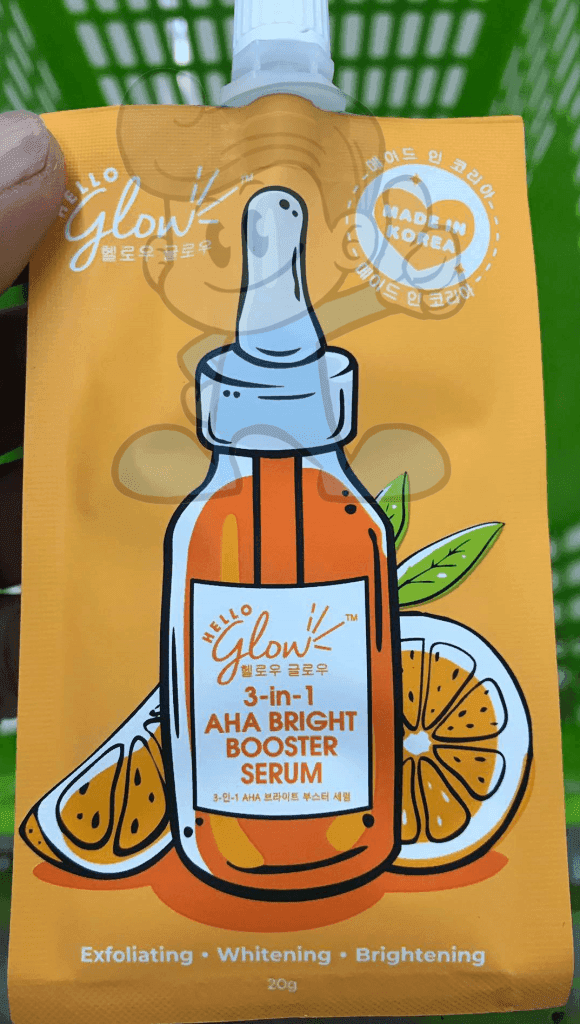 Hello Glow 3 In 1 Aha Bright Booster Serum (2 X 20 G) Beauty