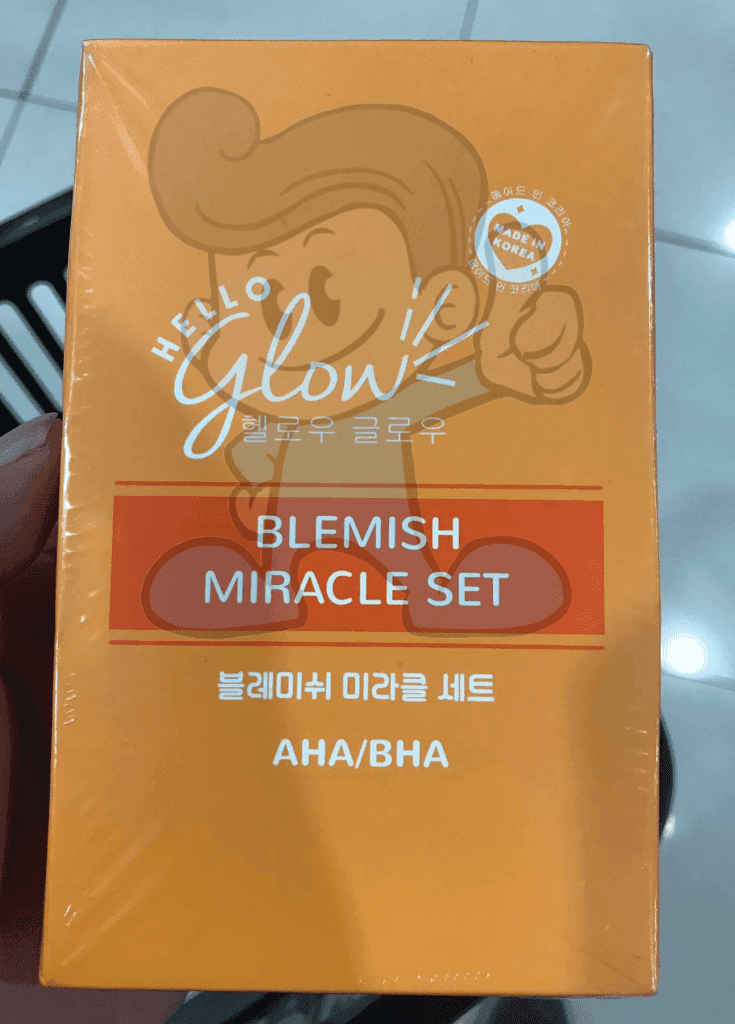 Hello Glow Blemish Miracle Set Aha/bha Beauty