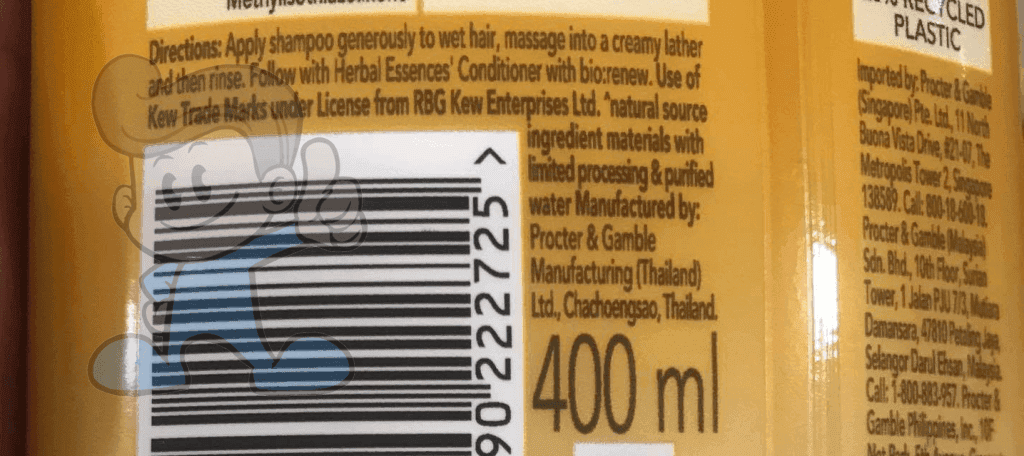 Herbal Essences Bio Renew Golden Moringa Oil Smooth Shampoo 400 Ml Beauty