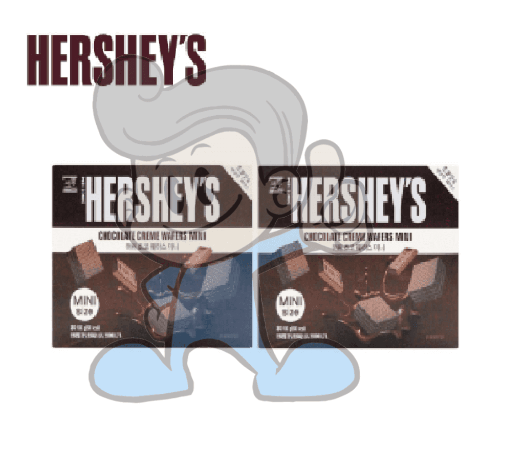 Hershey's Chocolate Creme Wafers Mini Size (2 X 100 G) Groceries