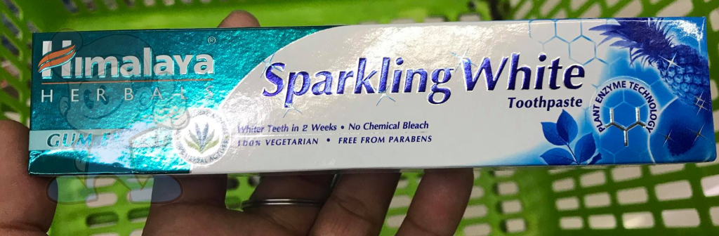 Himalaya Herbals Sparkling White Toothpaste (3 X 100G) Beauty