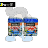 Homelife Citronella Twist Jasmine Smoke-Free Mosquito Repellent (2 X 180 G) Beauty