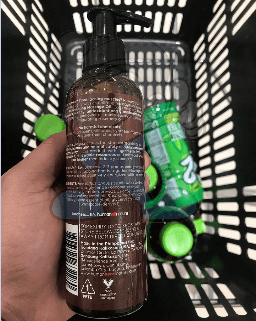 Human Nature Calming Natural Massage Oil 195Ml Beauty