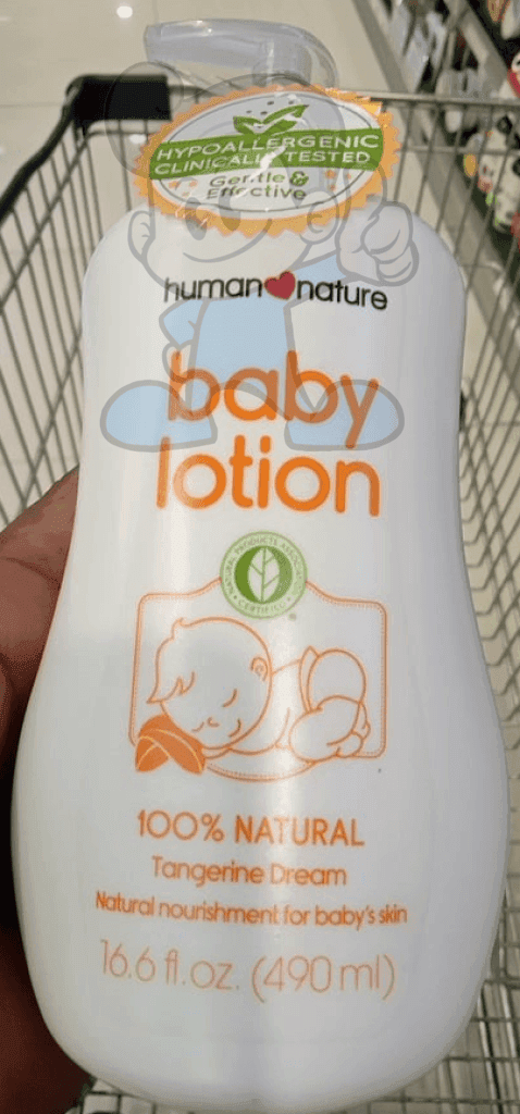 Human Nature Natural Baby Lotion Tangerine Dream 16.6Oz Mother &