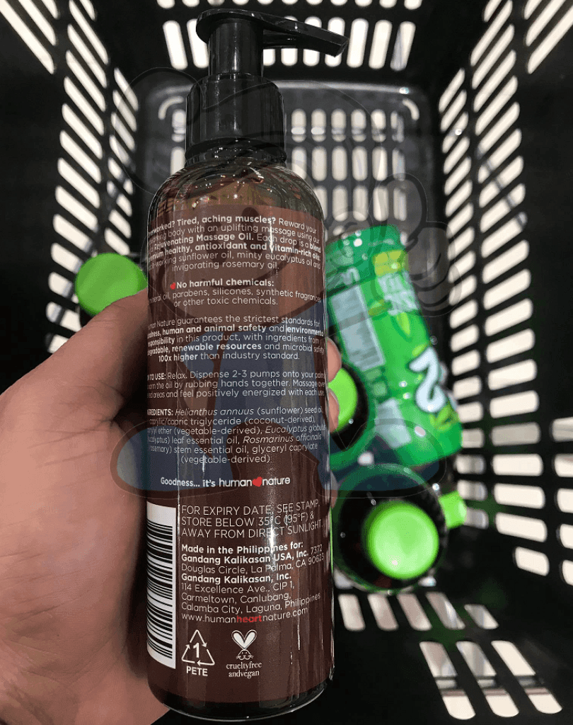 Human Nature Rejuvenating Massage Oil 195Ml Beauty