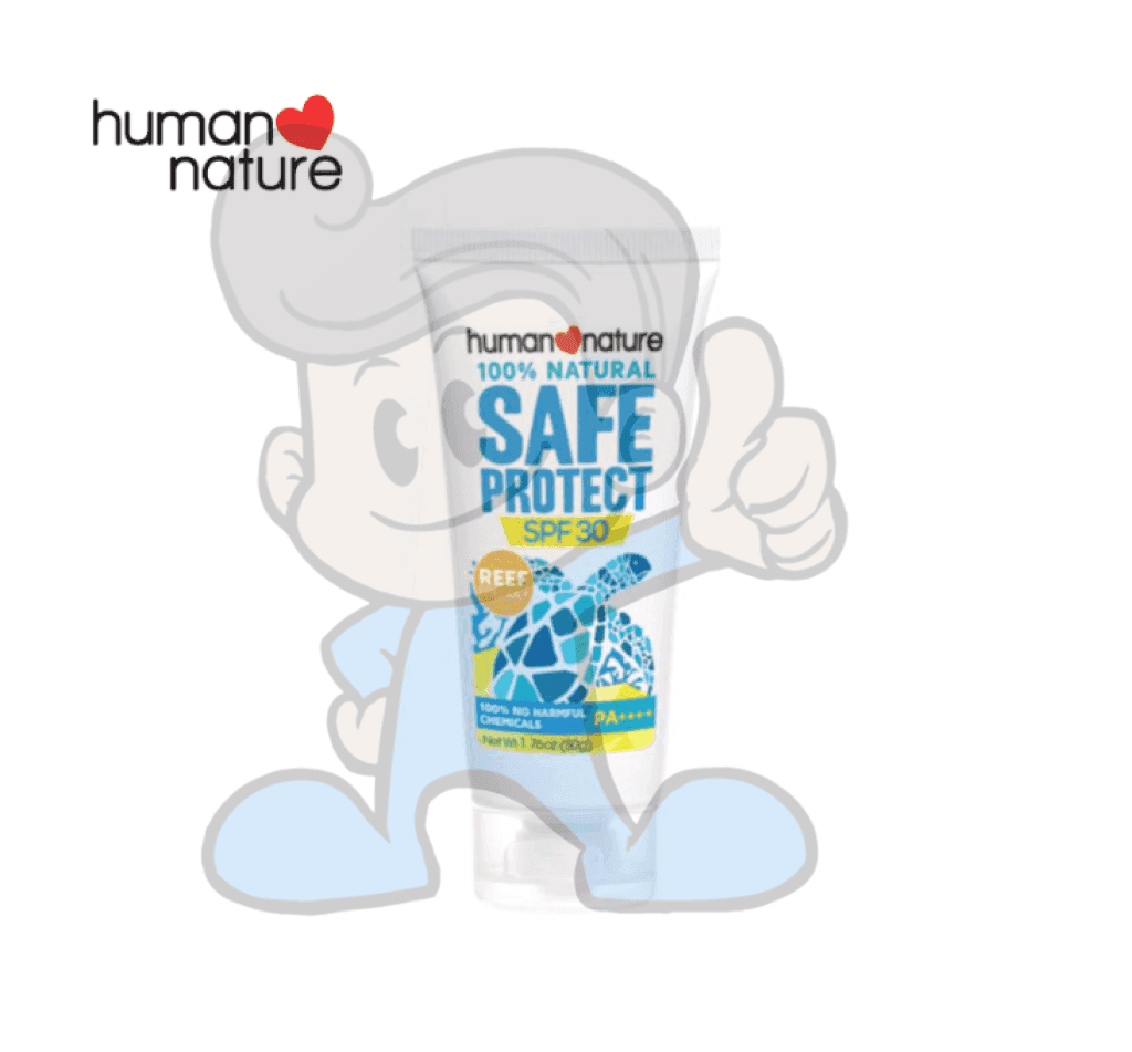 Human Nature Safe Protect Spf30 Sunscreen 50G Beauty