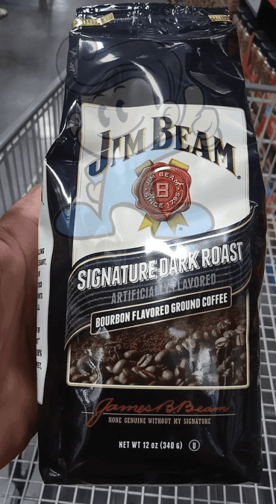 Jim Beam Signature Dark Roast Bourbon Flavored Ground Coffee 340G Groceries