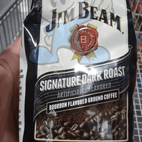 Jim Beam Signature Dark Roast Bourbon Flavored Ground Coffee 340G Groceries