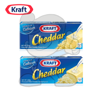 Kraft Cheddar Processed Cheese Spread (2 X 430G) Groceries