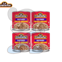 La Costena Refried Pinto Beans (4 X 400G) Groceries