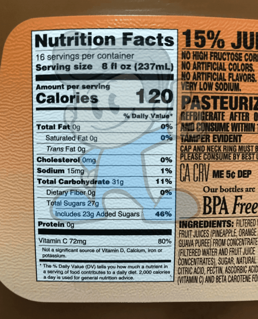 Langers Pineapple Orange Guava Juice Cocktail 3.78L Groceries