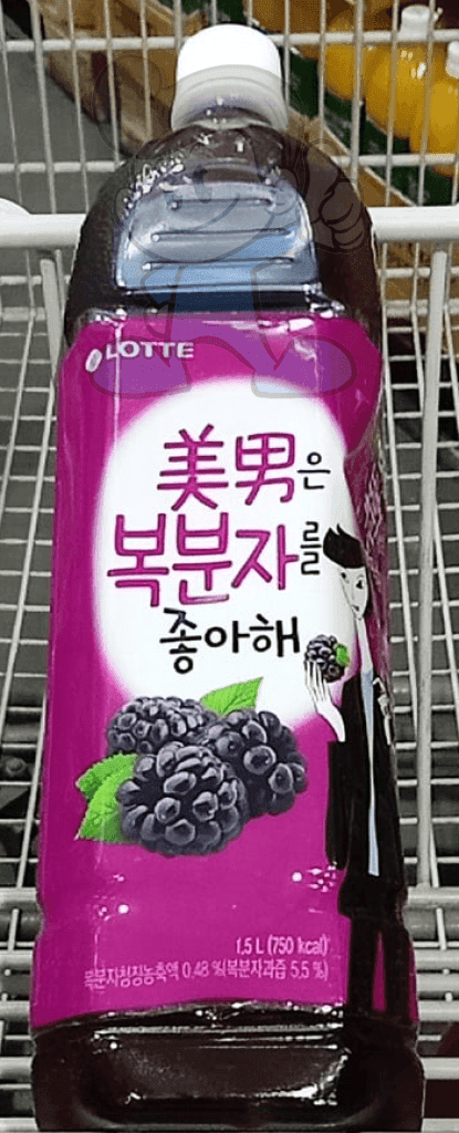 Lotte Blackberry Juice (2 X 1.5L) Groceries