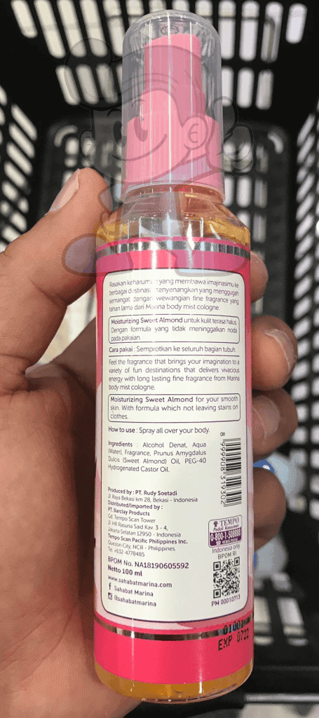 Marina Cologne Spray Pink City (2 X 100Ml) Beauty