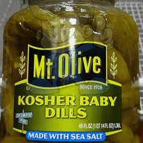 Mt. Olive Kosher Baby Dills Made With Sea Salt 1.36L Groceries
