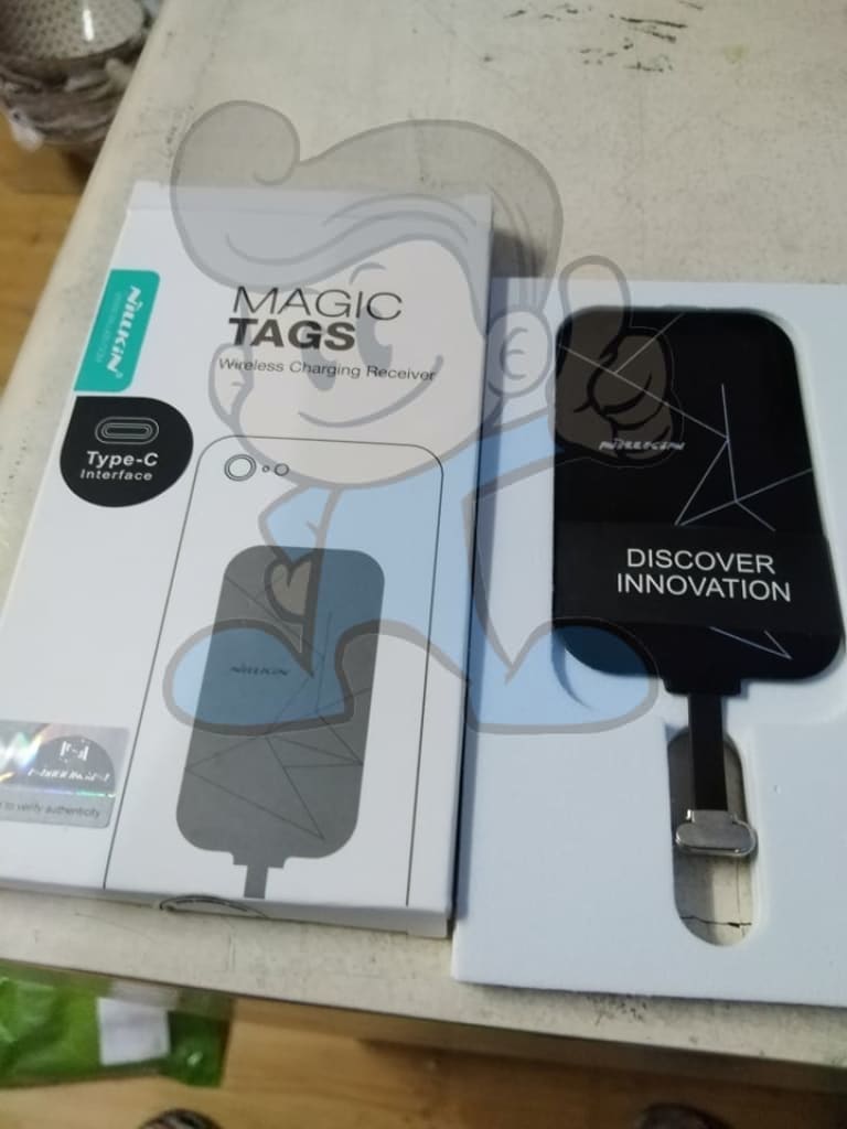 Nillkin Magic Tag Usb C Qi Wireless Charger Receiver (Long) Electronics Accessories