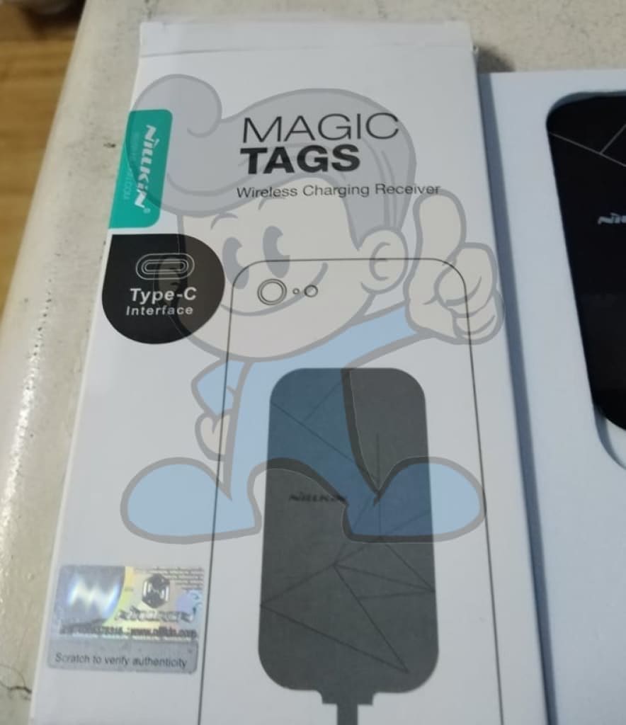 Nillkin Magic Tag Usb C Qi Wireless Charger Receiver (Short) Electronics Accessories