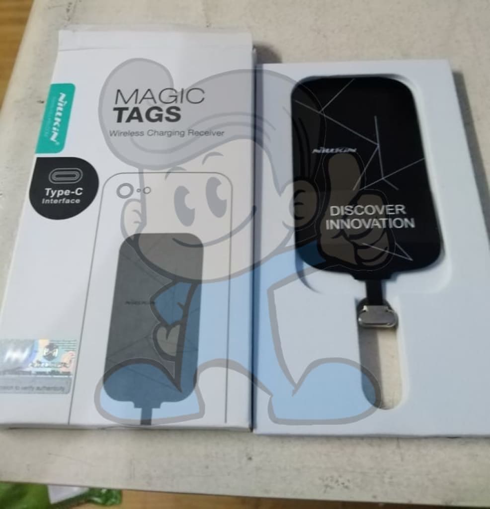 Nillkin Magic Tag Usb C Qi Wireless Charger Receiver (Short) Electronics Accessories