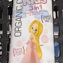 Organic Care Kids 3In1 Conditioning Shampoo And Body Wash Berry Bliss With Raspberry Extract 400Ml