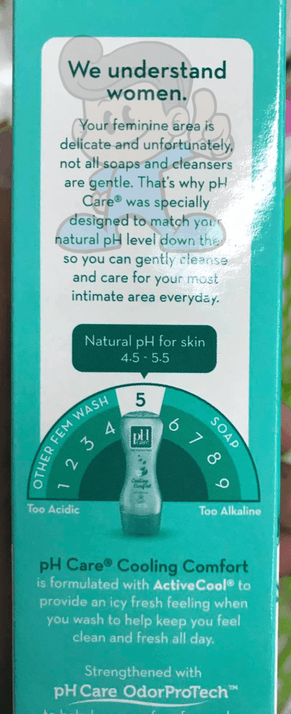 Ph Care Daily Feminine Wash Cooling Comfort (2 X 250Ml) Beauty