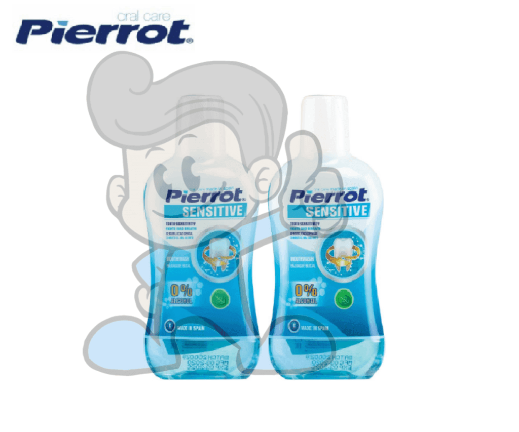 Pierrot Sensitive Mouthwash (2 X 500 Ml) Beauty