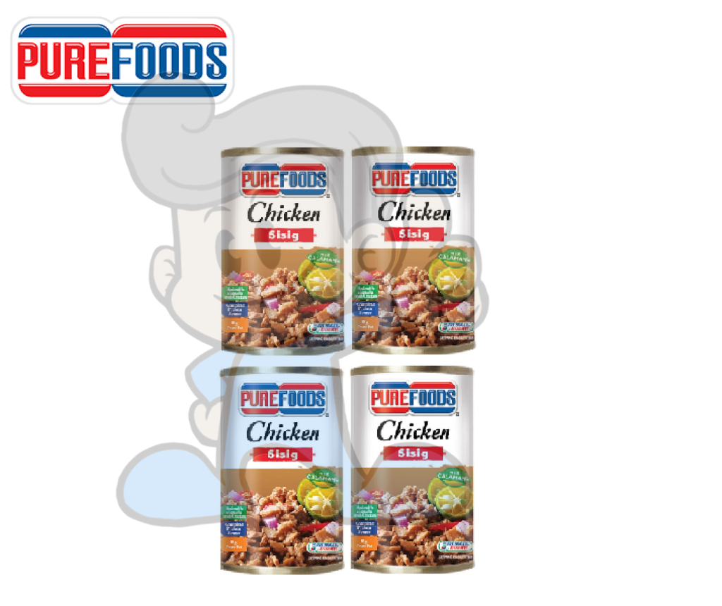 Purefoods Chicken Sisig With Calamansi (4 X 150 G) Groceries