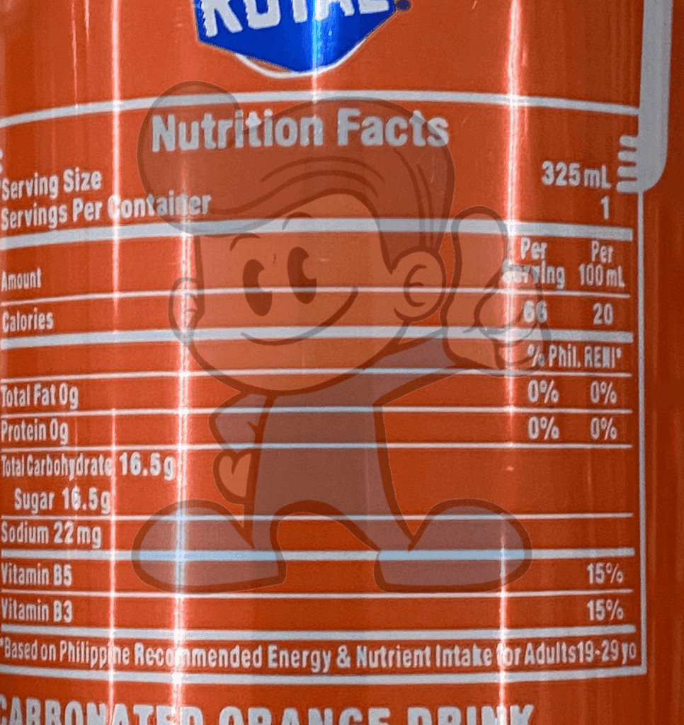 Royal Tru-Orange (8 X 325 Ml) Groceries