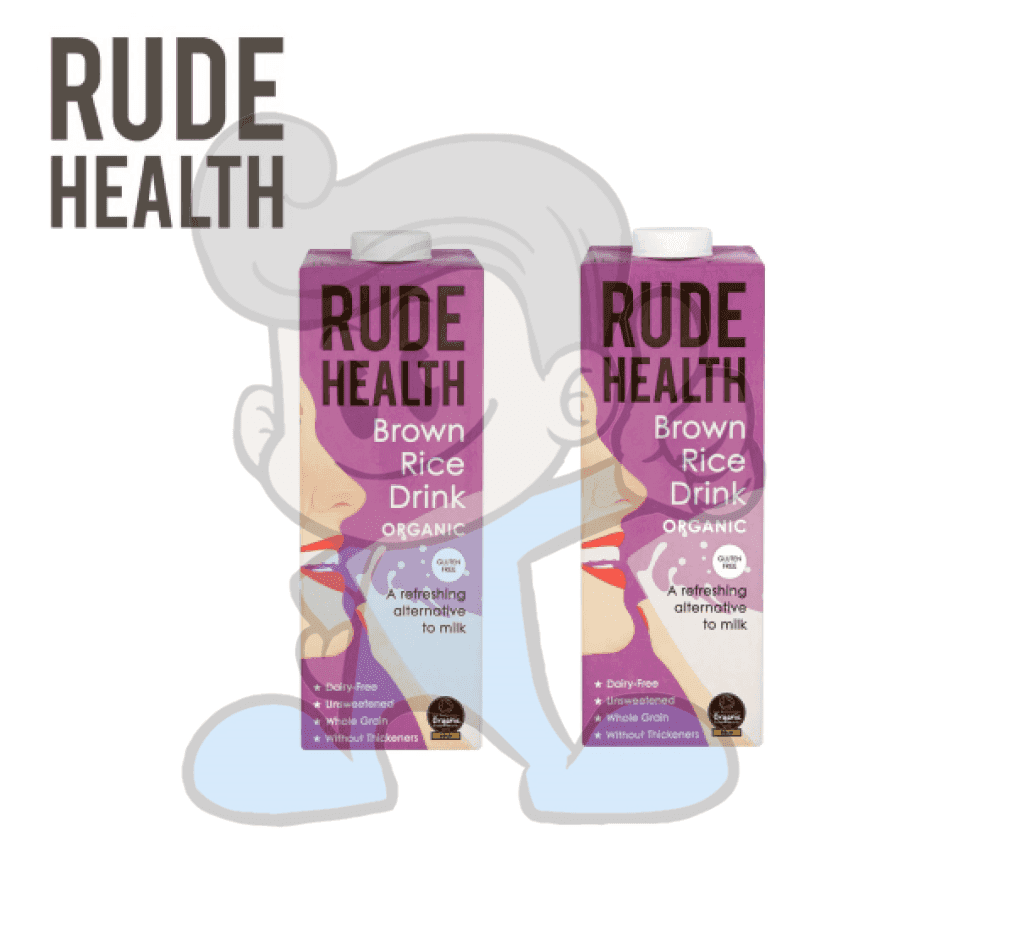 Rude Health Brown Rice Milk (2 X 1L) Groceries