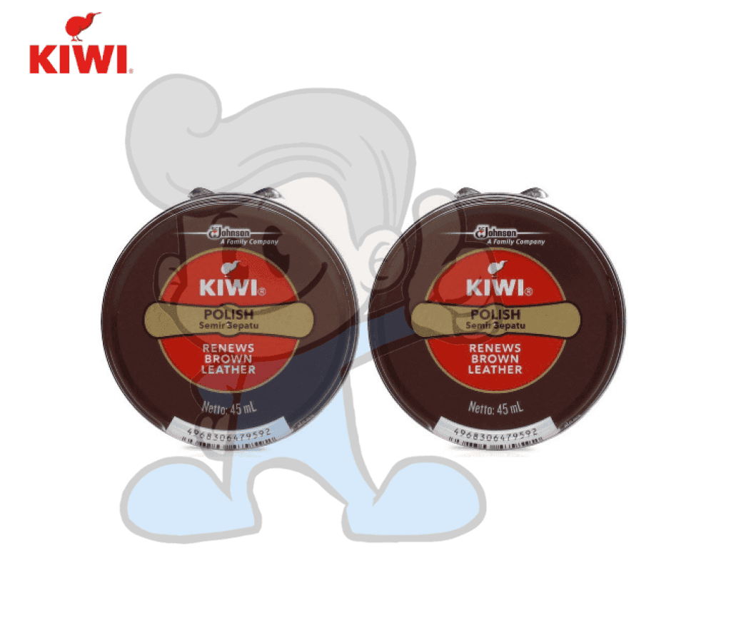 Scj Kiwi Shoe Paste Brown (2 X 45 Ml) Mens Shoes And Clothing