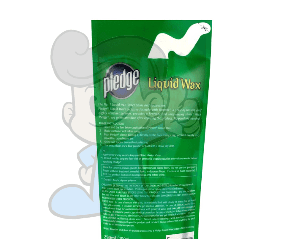 Scj Pledge Liquid Wax Red Pouch (2 X 250 Ml) Household Supplies