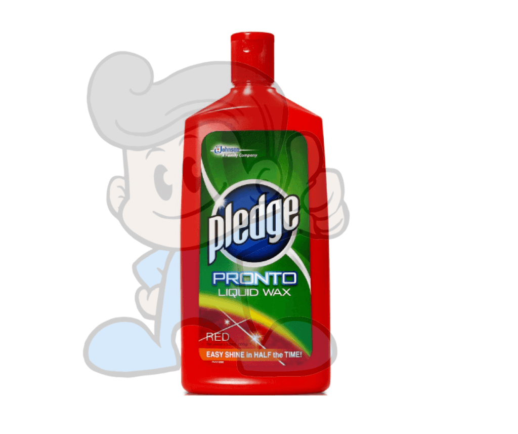Scj Pledge Pronto Liquid Wax Red 1L Household Supplies