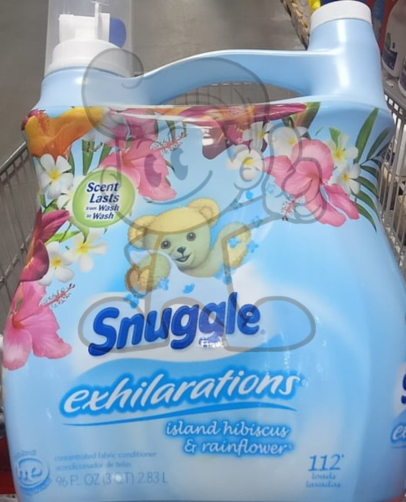 Snuggle Exhilarations Island Hibiscus And Rainflower Concentrated Fabric Conditioner 2.83L Household