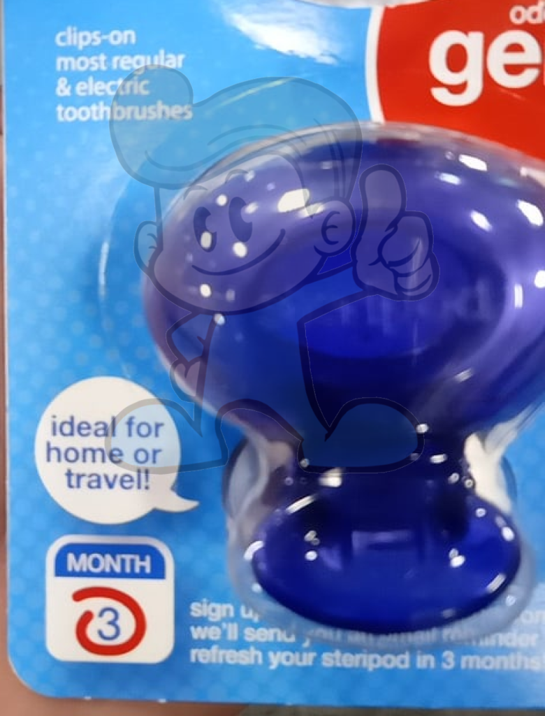 Steripod Clip-On Toothbrush Protector Violet & Black Pearl Beauty