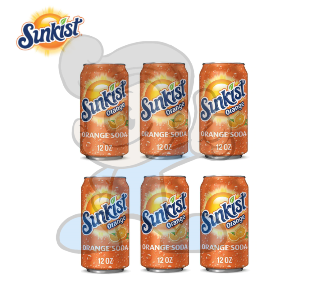 Sunkist Orange Soda Pop (6 X 12 Fl. Oz.) Groceries