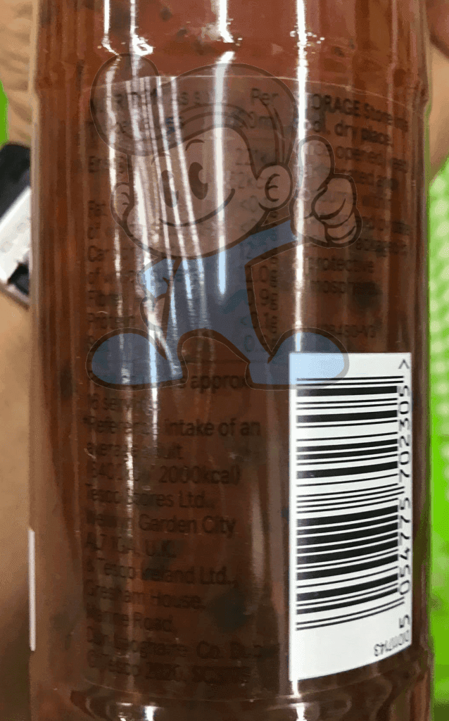 Tesco Fat Free Vinaigrette Dressing (2 X 250 Ml) Groceries