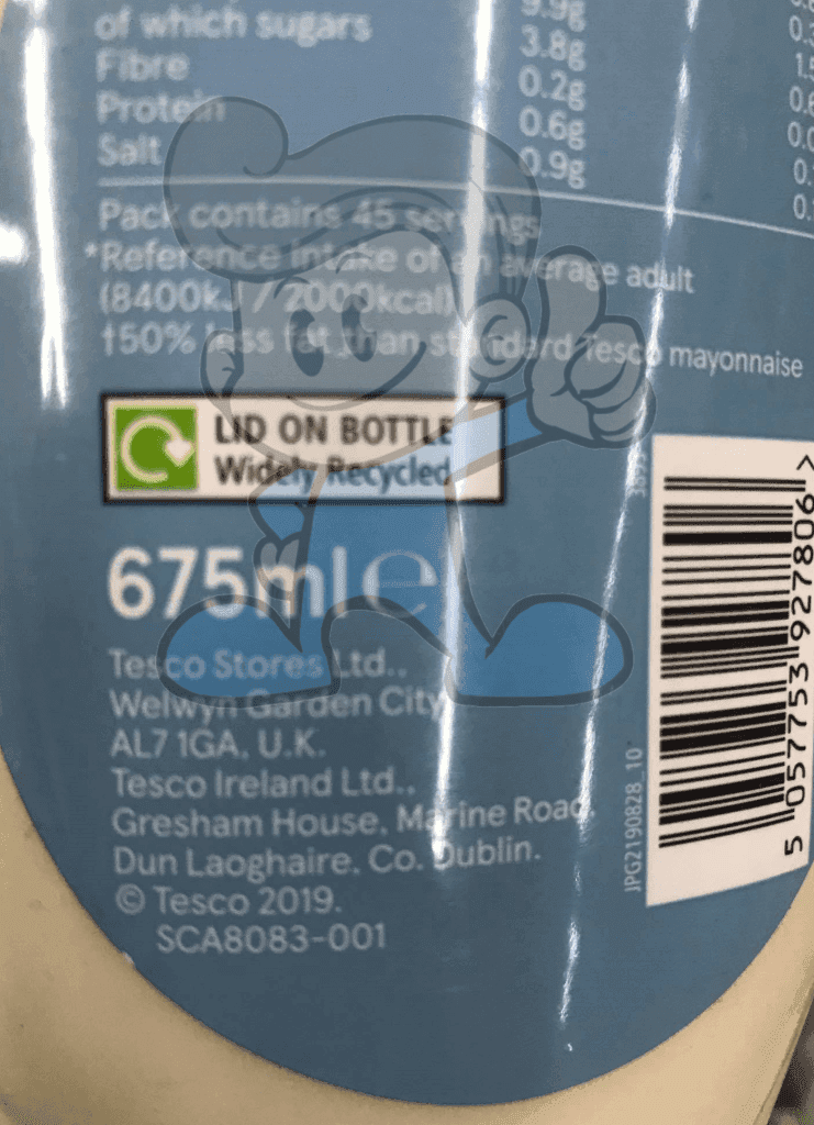 Tesco Light Mayonnaise (2 X 675 Ml) Groceries