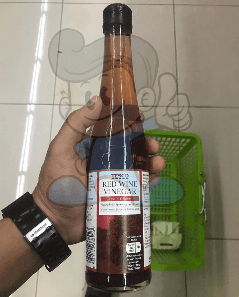 Tesco Red Wine Vinegar (2 X 350Ml) Groceries