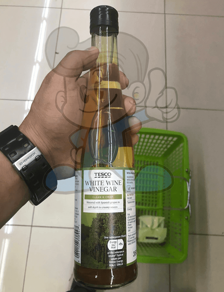 Tesco White Wine Vinegar (2 X 350Ml) Groceries