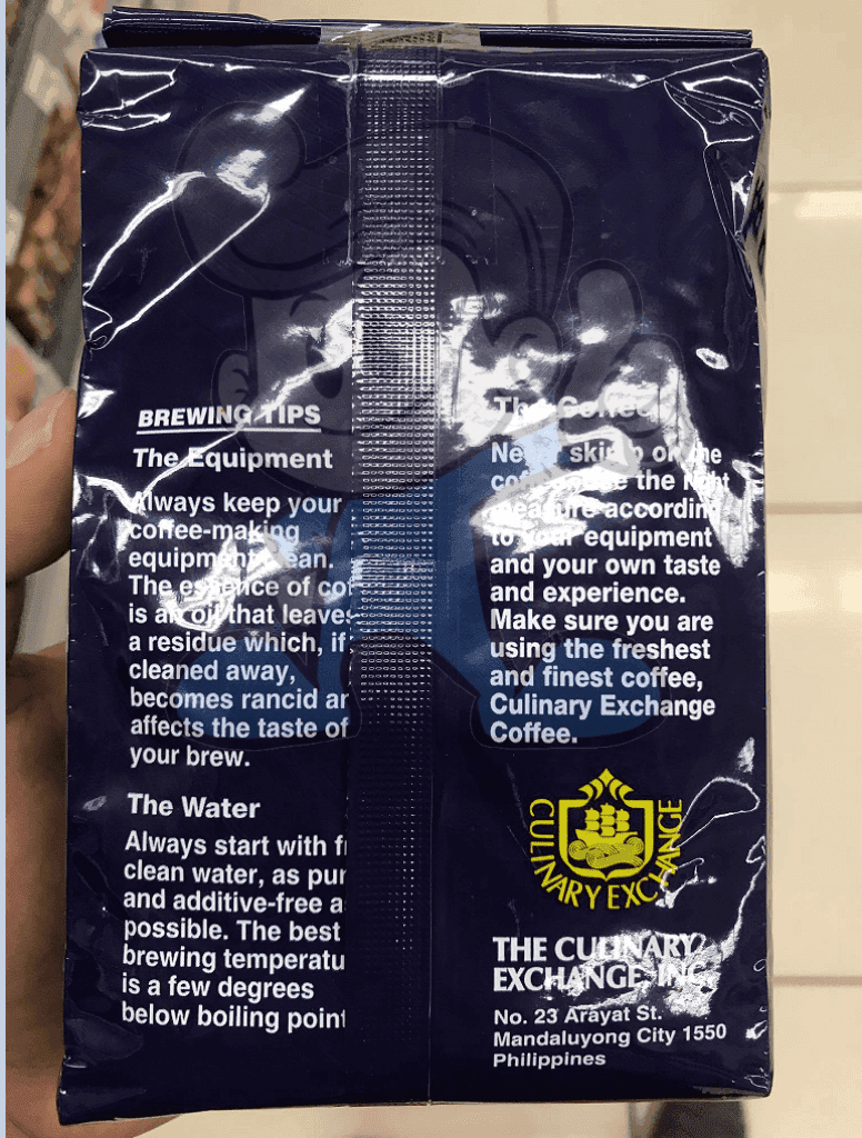 The Culinary Exchange Ground Coffee-Italian Roast Arabica Blend 400G Groceries