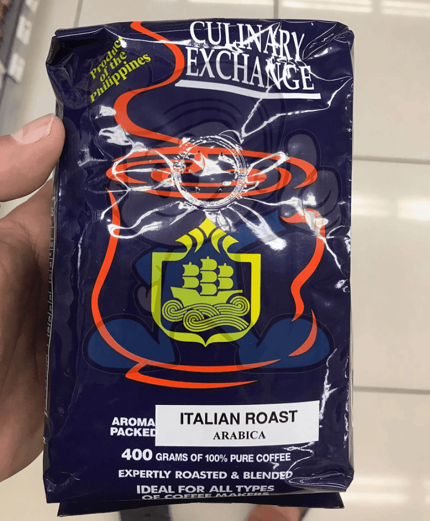 The Culinary Exchange Ground Coffee-Italian Roast Arabica Blend 400G Groceries