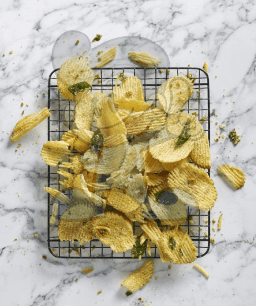 The Golden Duck Salted Egg Yolk Potato Ridges 105G Groceries