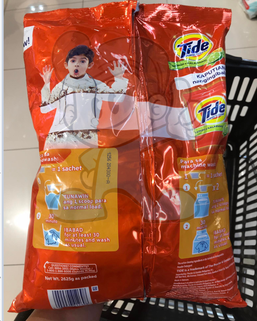 Tide Powder Detergent Perfect Clean Lemon And Kalamansi 2625G Household Supplies