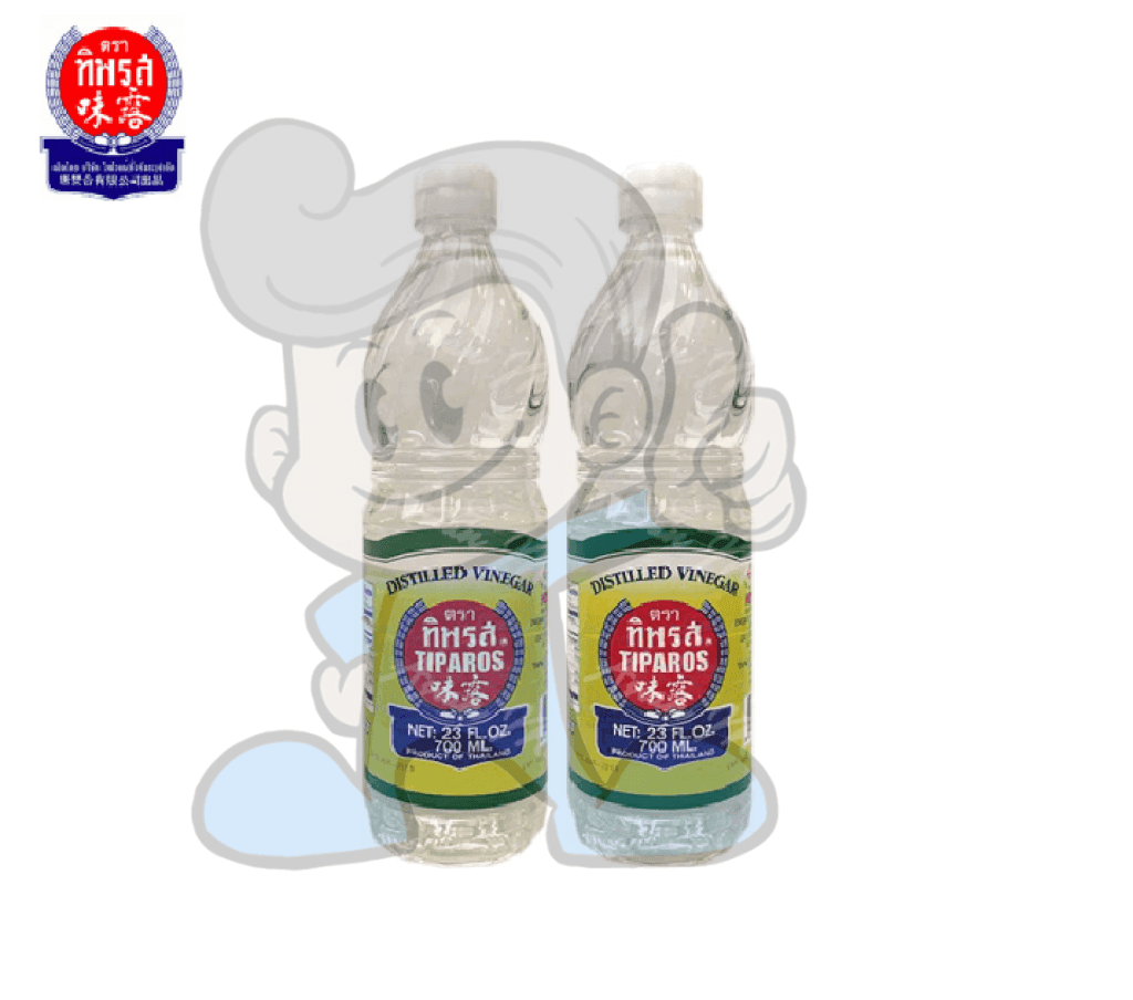Tiparos Distilled Vinegar (2 X 700 Ml) Groceries