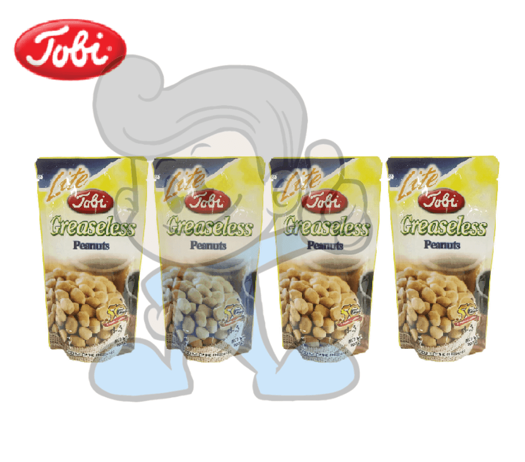 Tobi Lite Greaseless Peanuts (4 X 100 G) Groceries