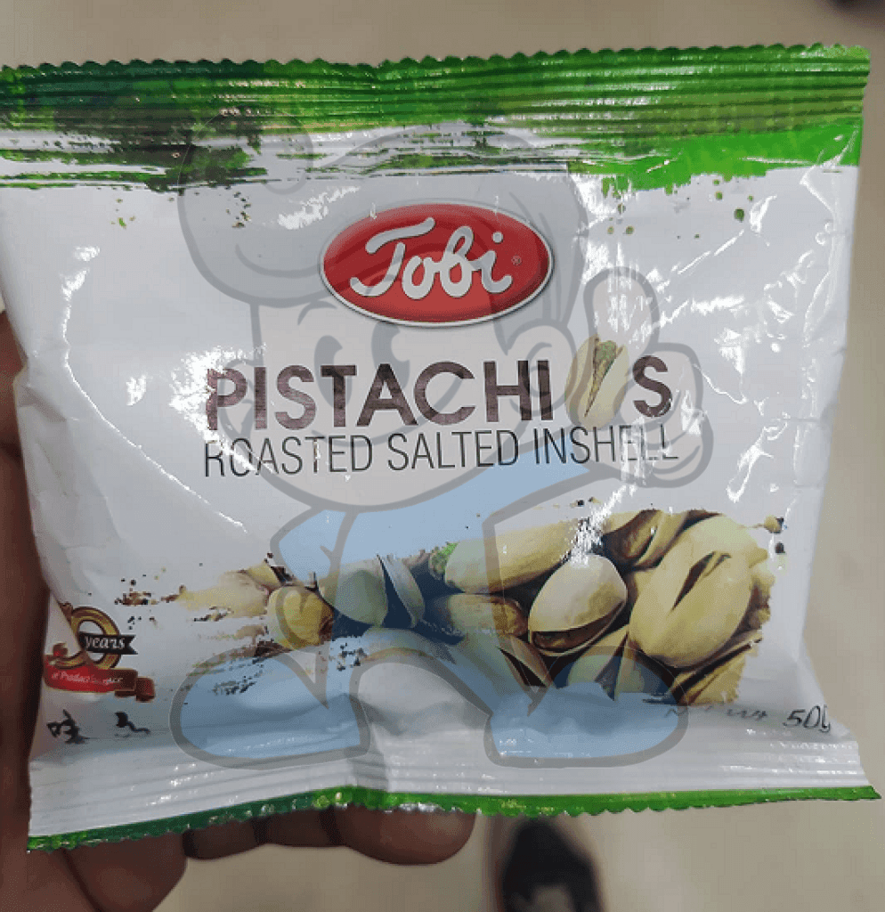 Tobi Pistachios Roasted Salted Inshell (4 X 50G) Groceries