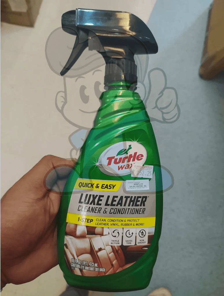 Turtle Wax Luxe Leather Cleaner And Conditioner Quick Easy 473Ml Motors