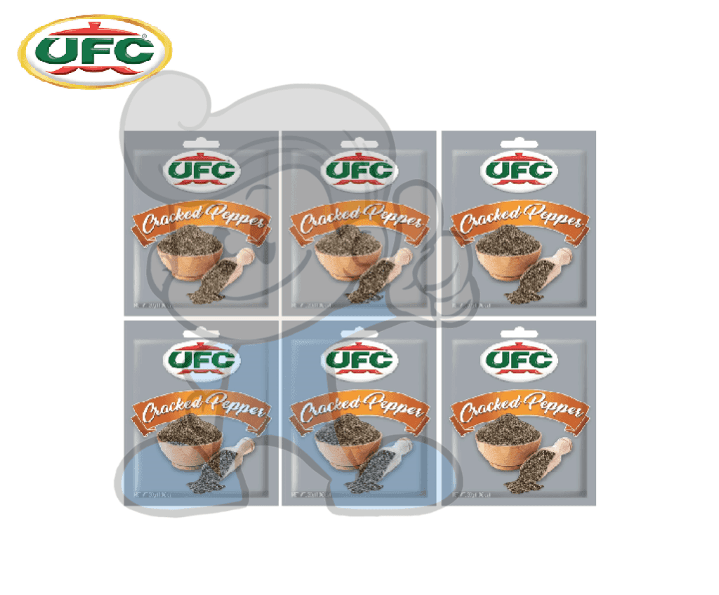 Ufc Cracked Pepper (6 X 30 G) Groceries
